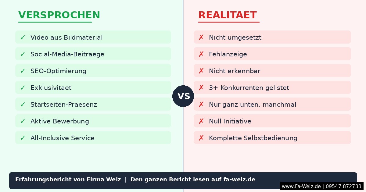 100 Prozent Bamberg Versprechen vs Realit&auml;t Vergleich