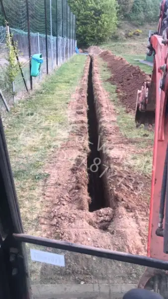 Erdkabel verlegen Leitungsgraben – Firma Welz