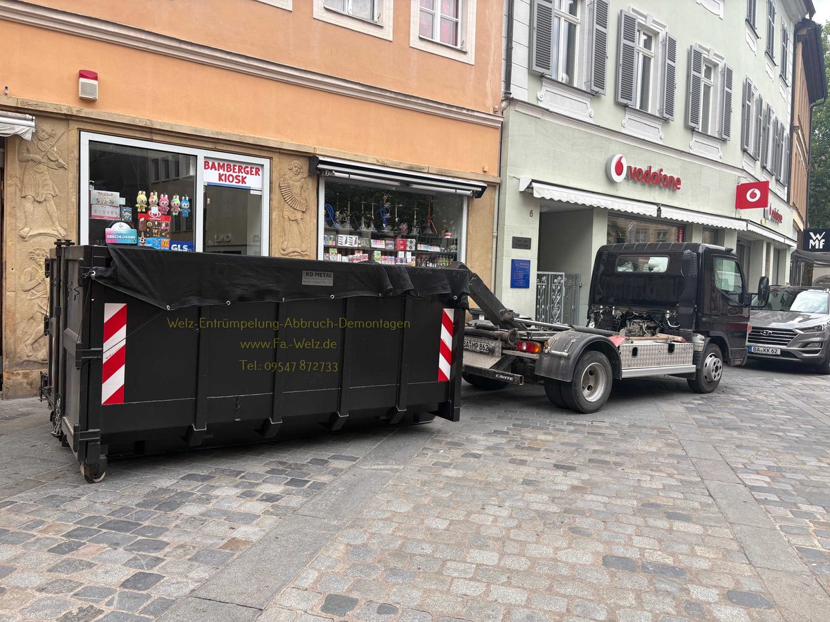 Firmenfahrzeug Firma Welz in Bamberg