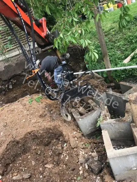 Pflasterarbeiten Bagger – Firma Welz